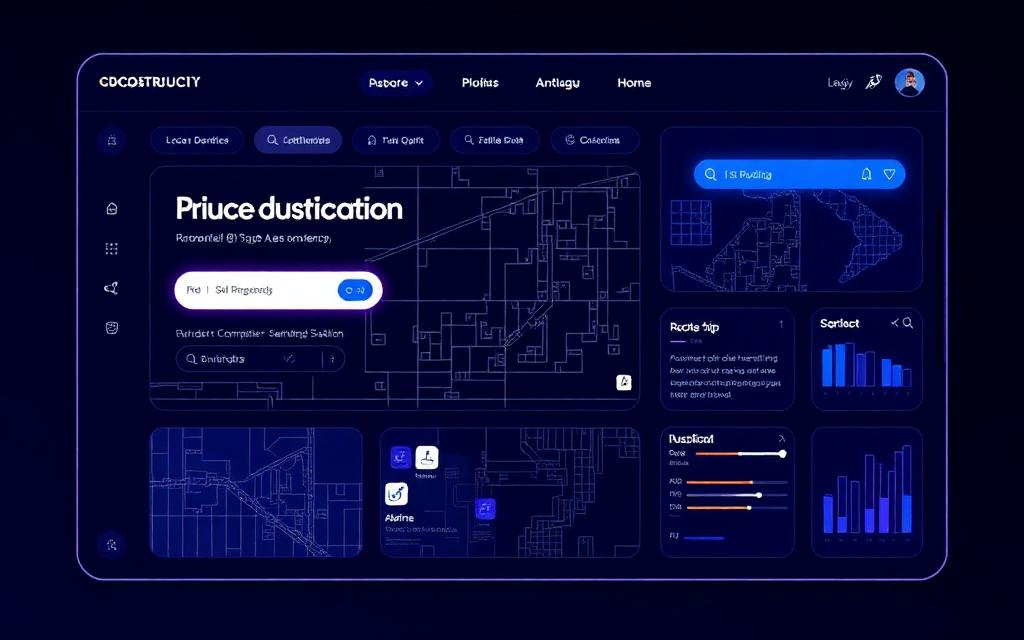 Construction Marketplace Platform interface preview