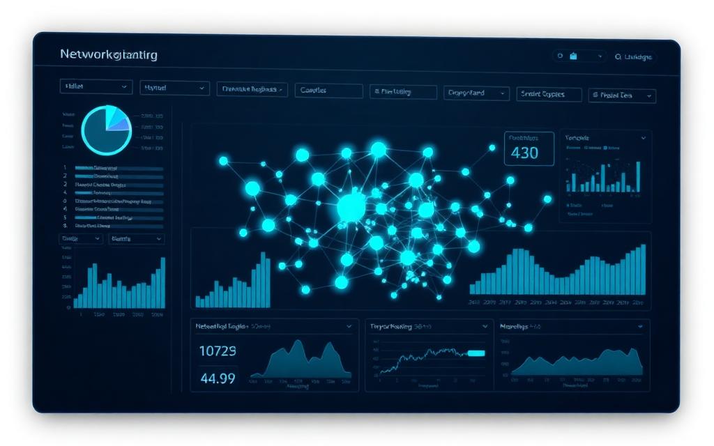 Network Monitoring Dashboard interface preview